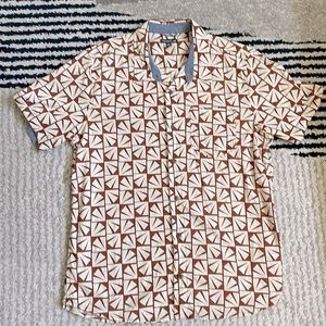 Toad & Co SS Geometric Print Shirt